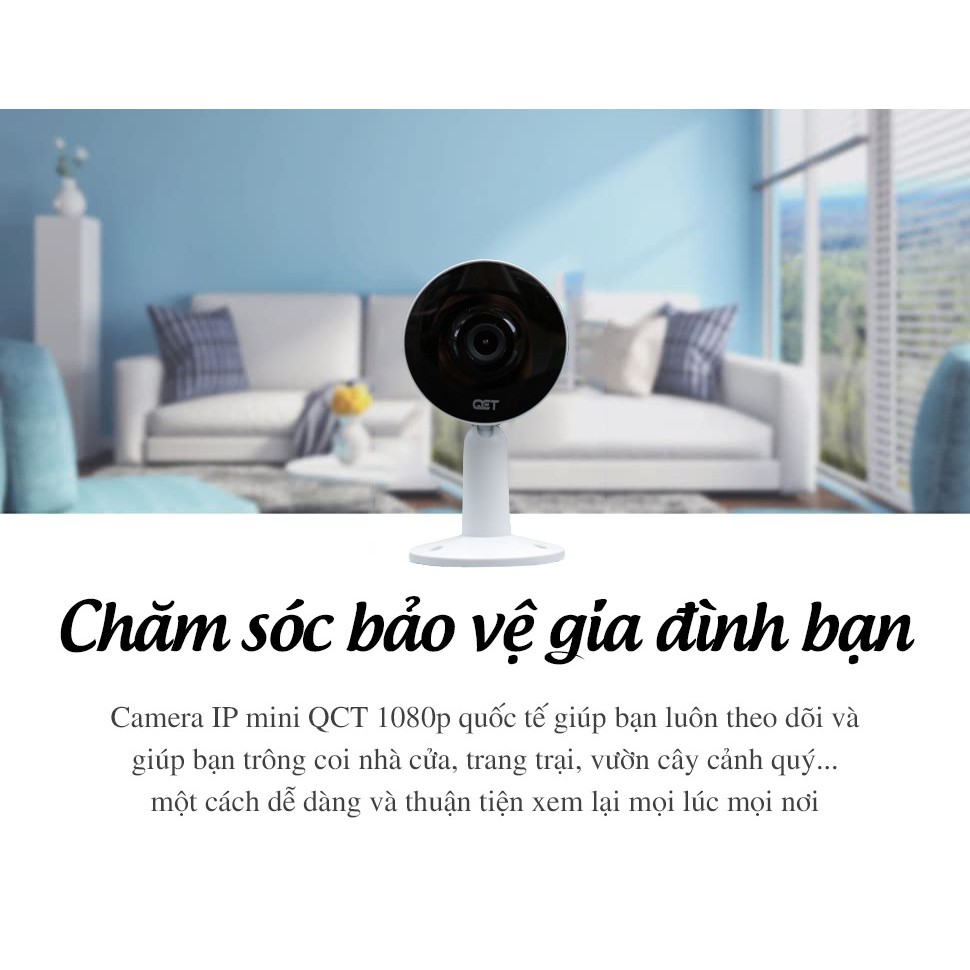 Camera giám sát mini QCT gen2 1080p quốc tế