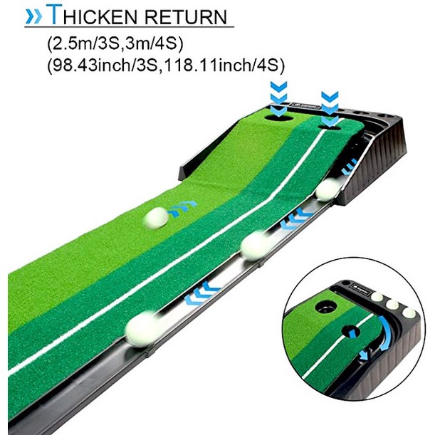 New 2022 - THẢM TẬP GOLF PUTTING 2M  - Loại 1