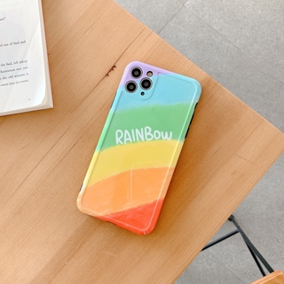 Ốp Lưng Silicon IMD Bảo Vệ Camera Rainbow