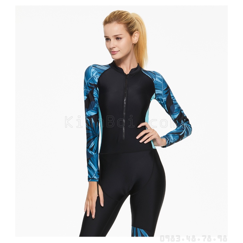 Đồ Bơi Nữ Sbart Dài Tay Liền Thân Quần Dài Có Size Từ 40-75kg