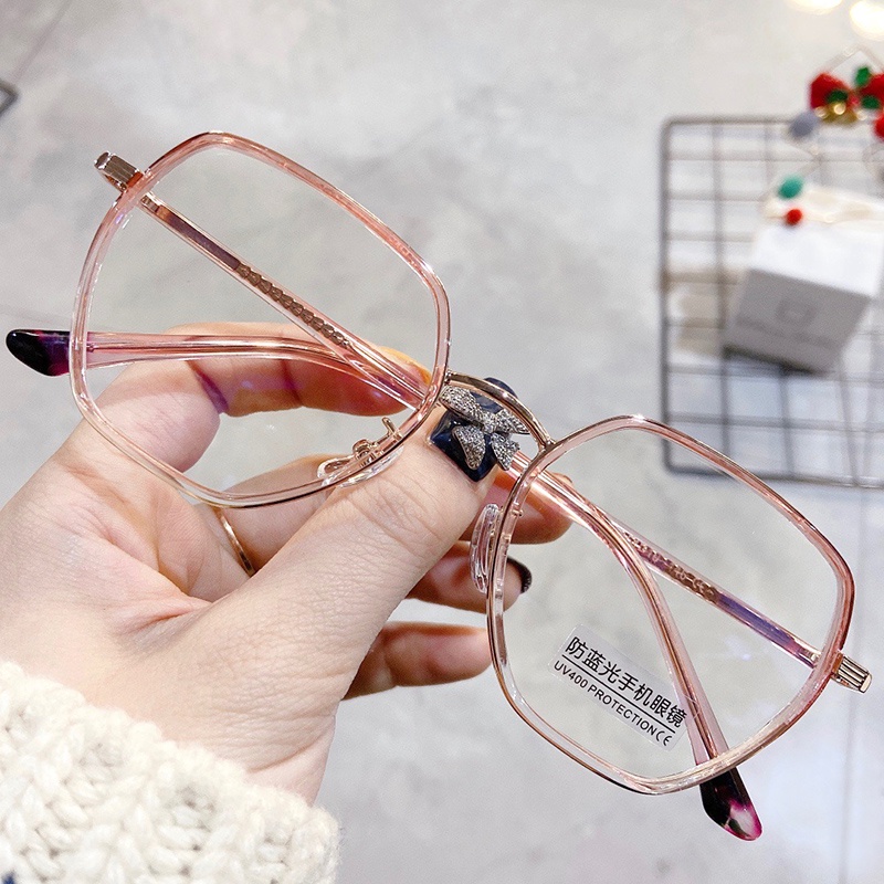 Mắt Kính Gọng Đa Giác Trong Suốt Chống Ánh Sáng Xanh Thời Trang Cho Nam Nữ Jz2061 | BigBuy360 - bigbuy360.vn