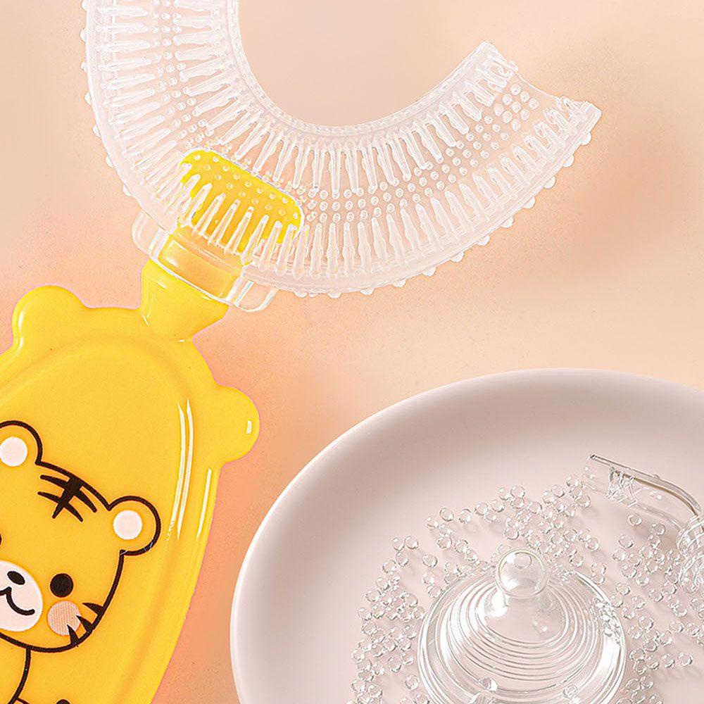 Đầu Cọ Chữ U Bằng Silicon Mềm Chuyên Dụng Cho Vệ Sinh Trẻ Em