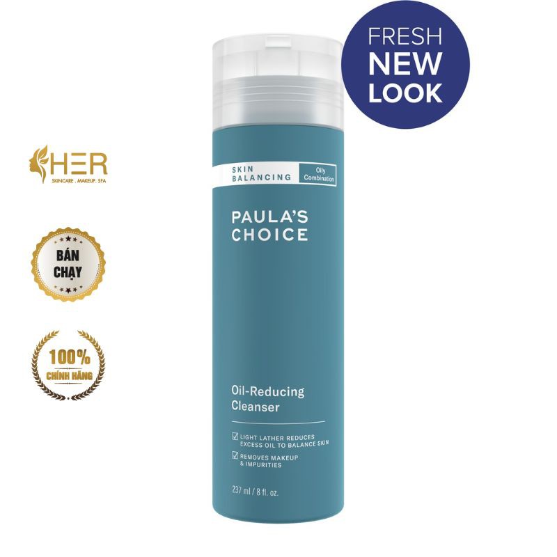 [ĐỦ BILL] Sữa rửa mặt cho da dầu Paula's Choice Balancing 473ml