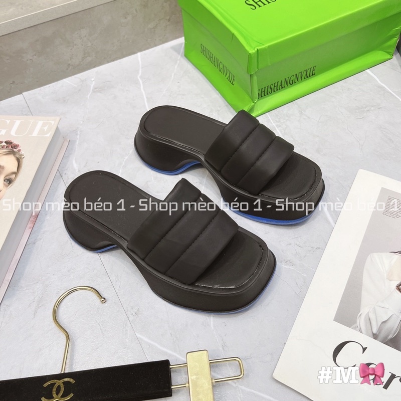 Dép quai xốp ngang đế xuồng loe fullbox hàng cao cấp