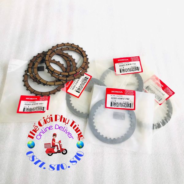 Bộ lá bố  - Lá sắt nồi Sonic 150 - Winner Zin Honda Indo - 22201-KWW-A01/ 22321-KWW-742