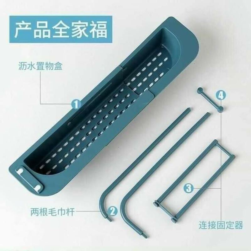 Giá đựng rẻ rửa bát và treo khăn lau bếp