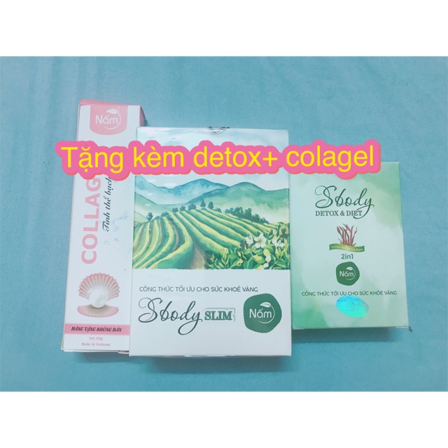 NẤM SBODY SLIM +COLAGEL+DETOX