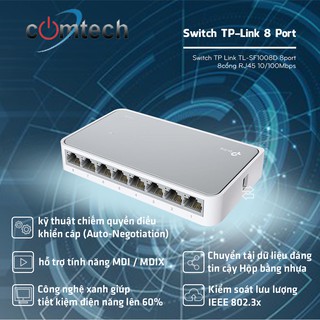 Switch chia mạng  8 cổng