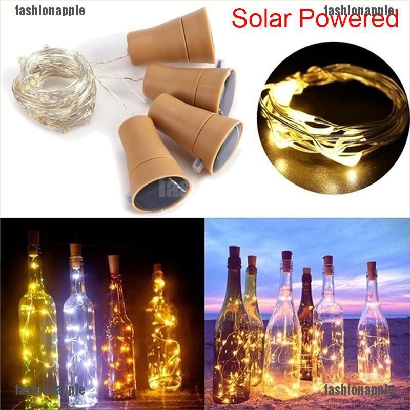 Dây Đèn LED Trang Trí Chai Rượu Sử Dụng Năng Lượng Mặt Trời