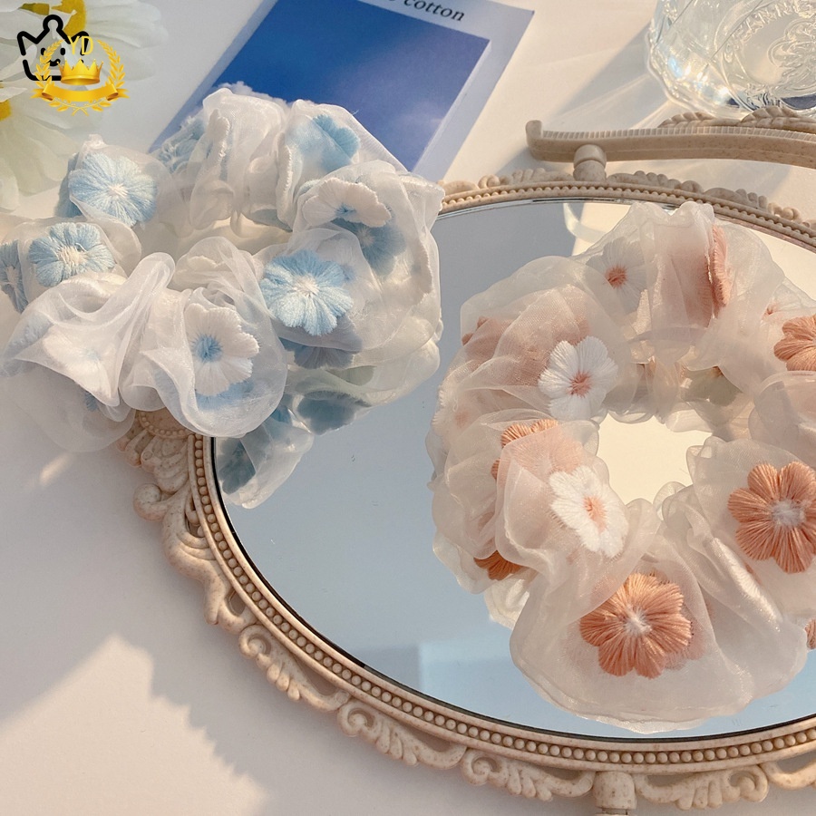 Băng Đô Cài Tóc Thêu Hoa Đáng Yêu Thời Trang JP6 HB