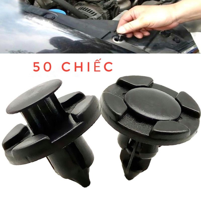 Set 50 chiếc dùng cho cản bùn trước và sau vè xe dòng Nissan và Mitsubishi