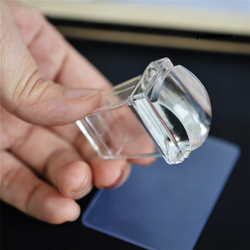 [Hàng mới về] Bộ 2 Dụng Cụ Dập Trang Trí Và Cạo Sơn Móng Tay Bằng Silicon Tiện Lợi