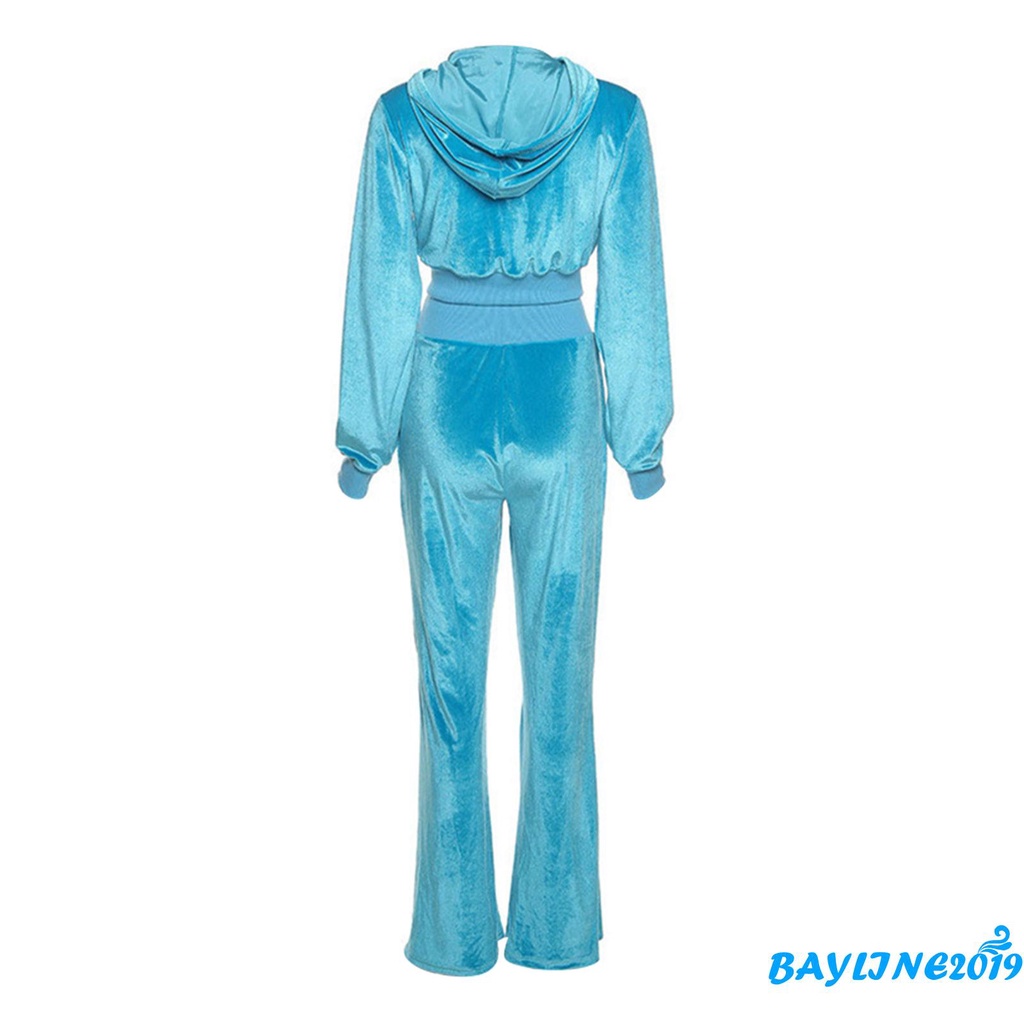 Set áo lửng dài tay có mũ + quần dài lưng thun thời trang nữ
