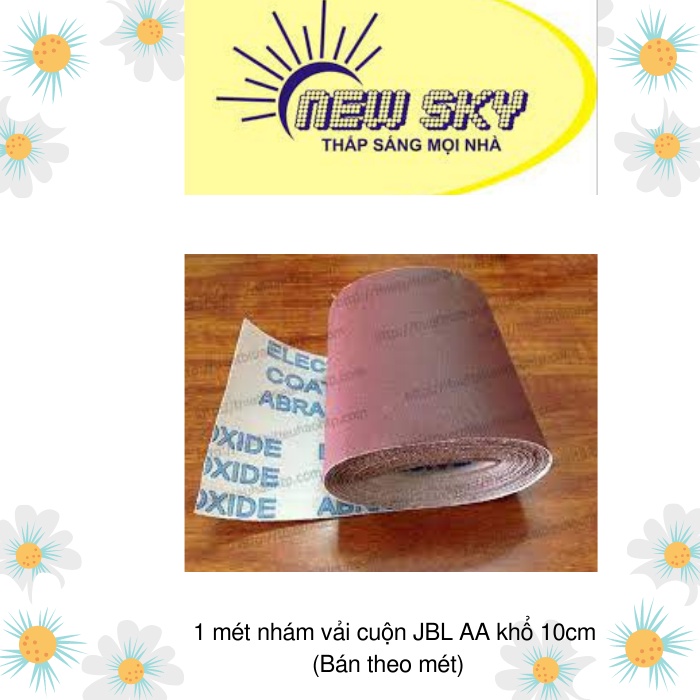 1 mét nhám vải cuộn JB5 AA khổ 10cm (Bán theo mét)