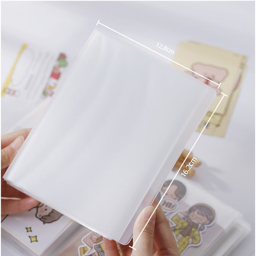 Album đựng thẻ khổ A6 DecorMe Sổ đựng ảnh thẻ khổ A6 40 tờ cỡ lớn  SML