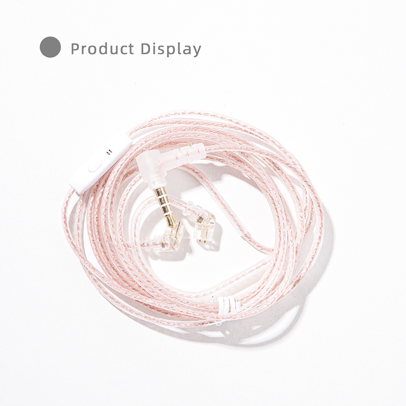 Dây Cáp Nâng Cấp Tai Nghe Jcally PJ2 5N OFC Đồng 2pin 0.78mm QDC Dành Cho KZ ZST EDX EDC ZEX ZSN Pro