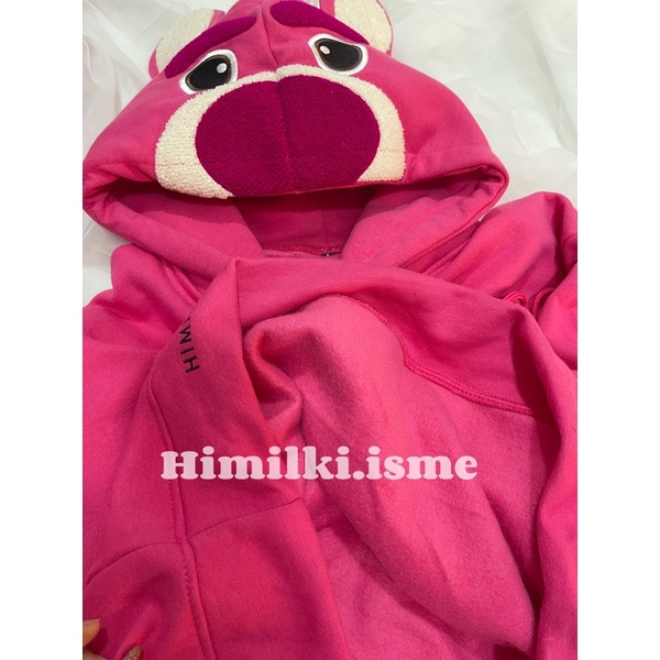 ÁO HOODIE LOTSO - ÁO CẶP HOODIE GẤU DÂU ÁO DÀY LOẠI 1 CHÍNH HÃNG HIMILKI