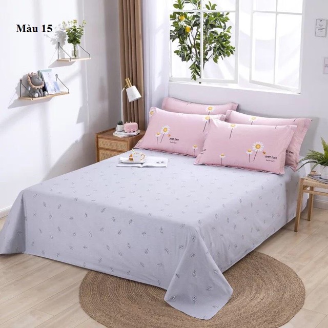 Vỏ gối cotton cao cấp hàng nhập 48*74cm (2 cái)
