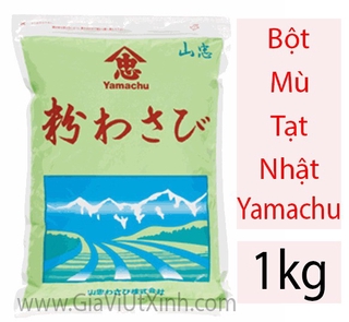 [CHÍNH HÃNG] BỘT MÙ TẠT XANH NHẬT BẢN 1KG - JAPAN YAMACHU WASABI POWDER