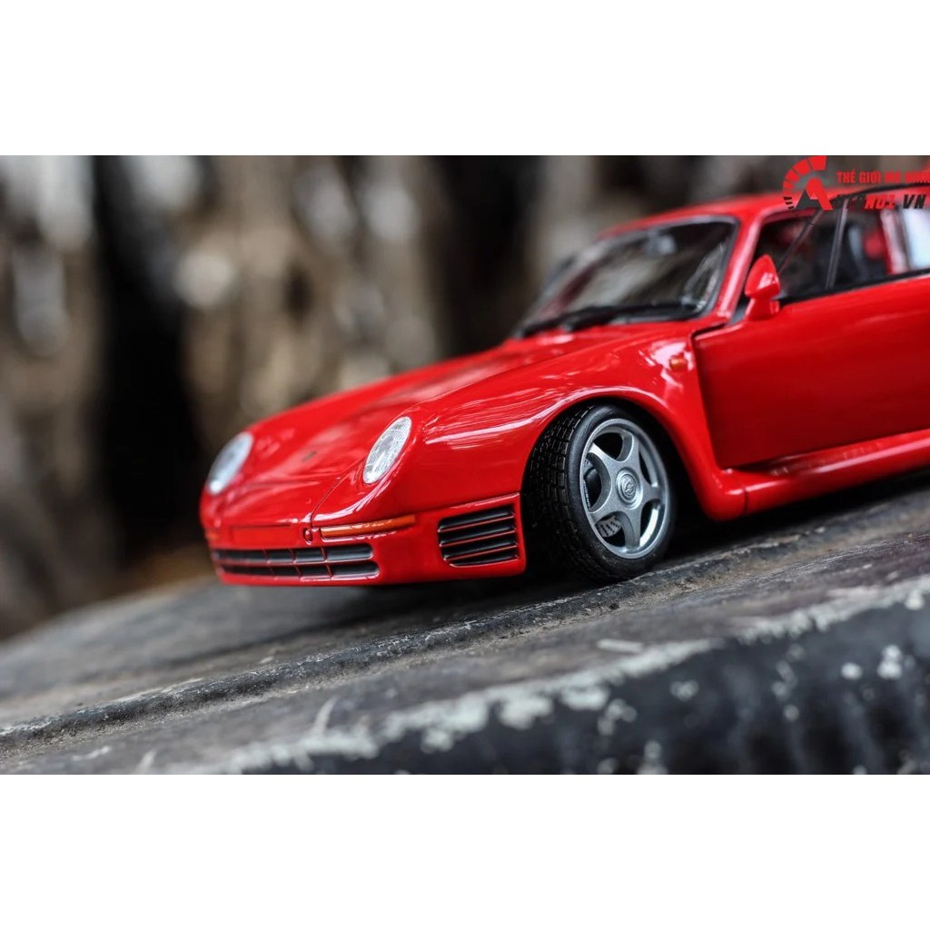 MÔ HÌNH XE PORSCHE 959 RED 1:24 WELLY 6577