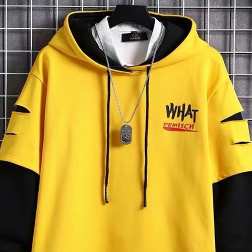 European-American style long-sleeve hoodie for men