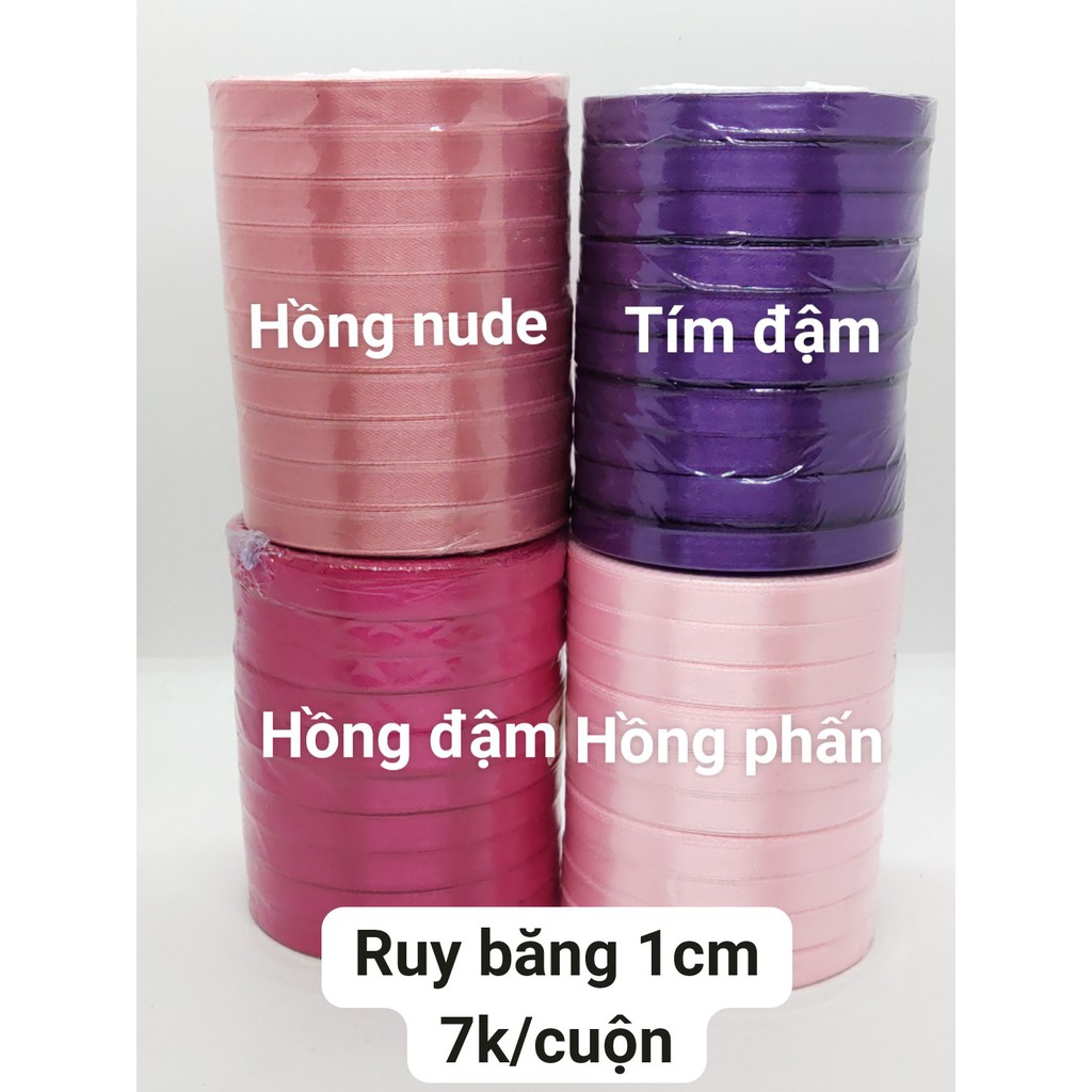 RUY BĂNG LỤA 1 CM