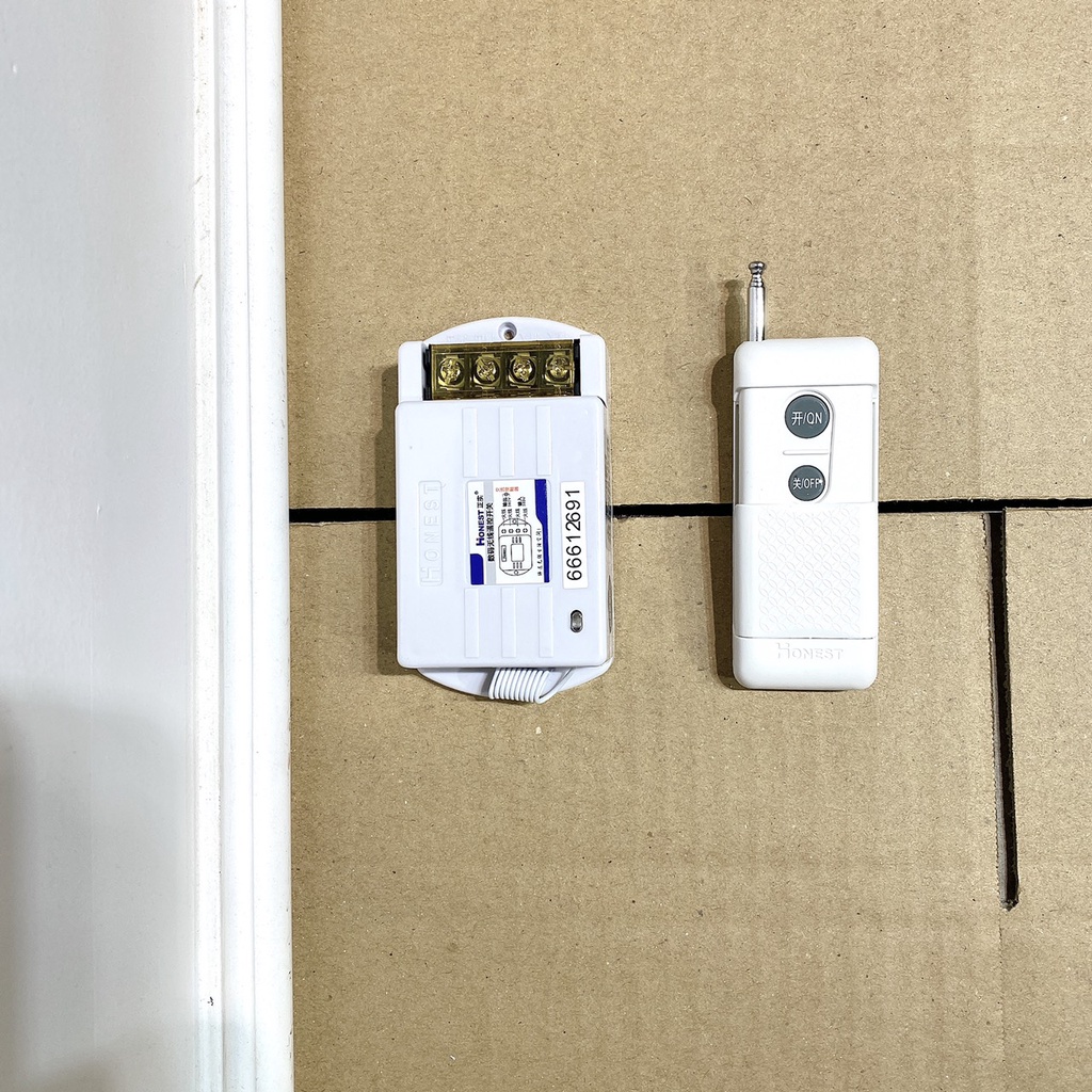 Bộ Công tắc điều khiển từ xa Honest 380V/HT-6220KGD 1km công suất lớn 40A cho thiết bị điện, máy bơm có học lệnh