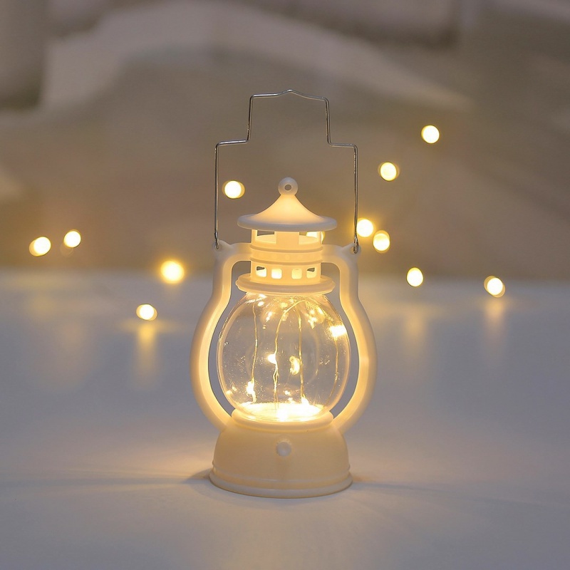 Đèn dầu bóng LED kiểu dáng nhỏ gọn trang trí cho tiệc giáng sinh Halloween sinh nhật
