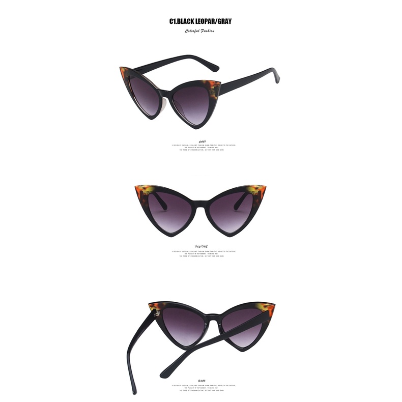 Kính râm Oculos thời trang chống tia uv400 kiểu retro mắt mèo cá tính cho phái nữ