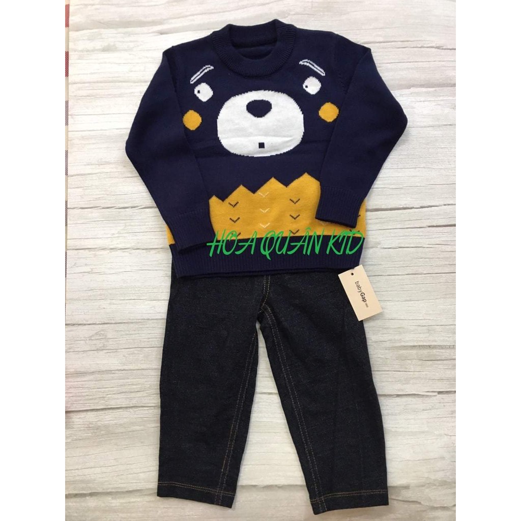 Áo len Baby GAP 100% cotton size 1-5 tuổi