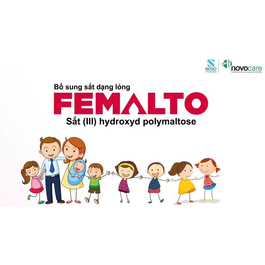 [FREESHIP XTRA] - Femalto Drops - Bổ Sung Sắt Cho Trẻ Ăn Dặm Biếng Ăn, Phụ Nữ Có Thai Và Cho Con Bú, Không Gây | Thế Giới Skin Care
