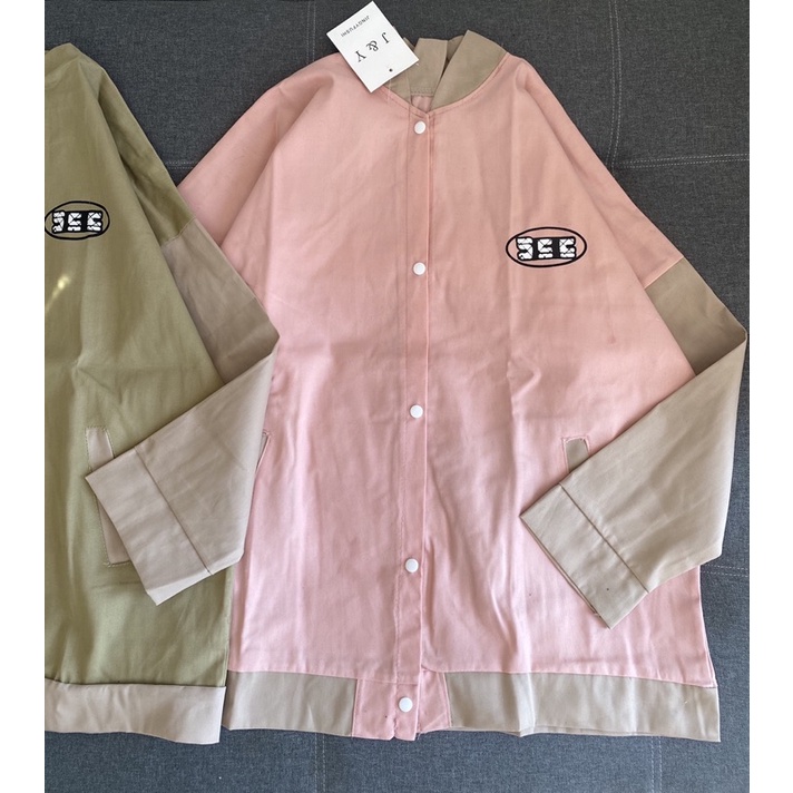 Áo khoác kaki 5cc in 2 mặt