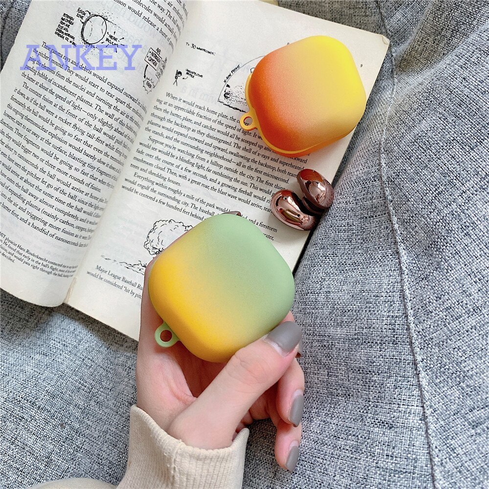 Case for Samsung Galaxy Buds Live / Buds Pro / Buds2 Vỏ Bảo Vệ Hộp Sạc Tai Nghe Bằng PC Cứng Màu Gradient Thời Trang Cho Samsung Galaxy Buds Live/ Buds Pro/ Buds 2