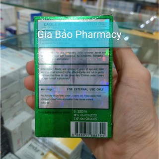 DẦU GIÓ XANH CON Ó SINGAPO 24ML