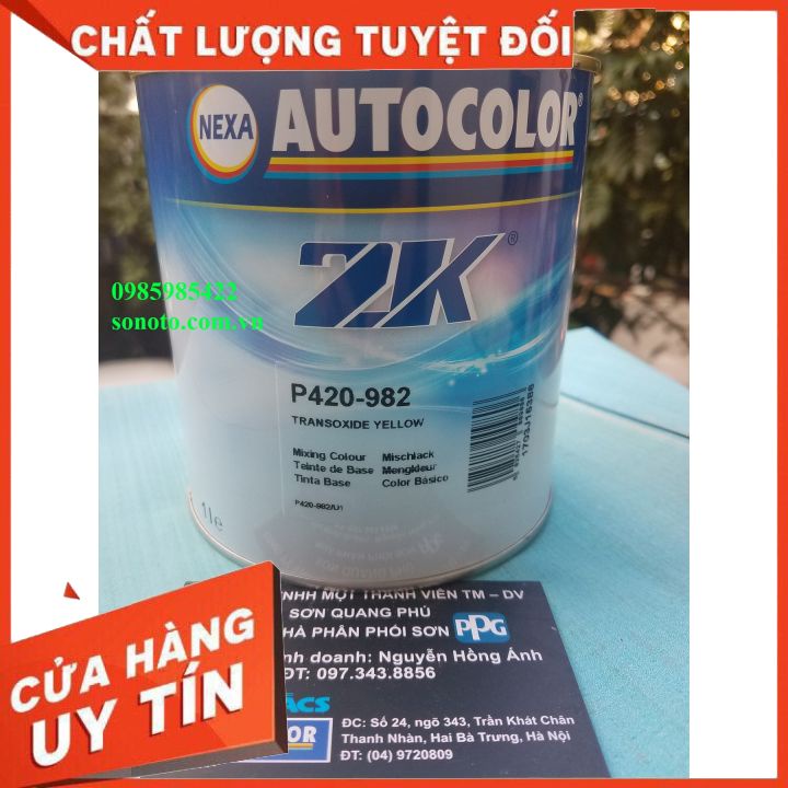 Màu vàng trong 2K P420-982 1Lít Nexa Autocolor