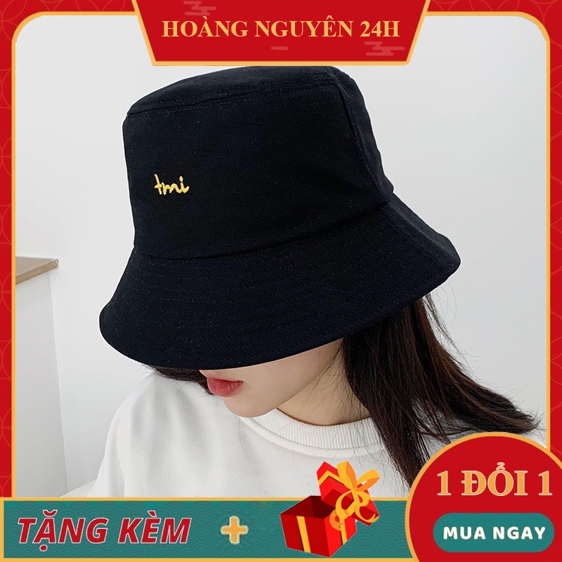 Mũ bucket trơn Nón tai bèo vành cụp Tmi 395 nhiều màu sắc Ulzzang form unisex nam nữ