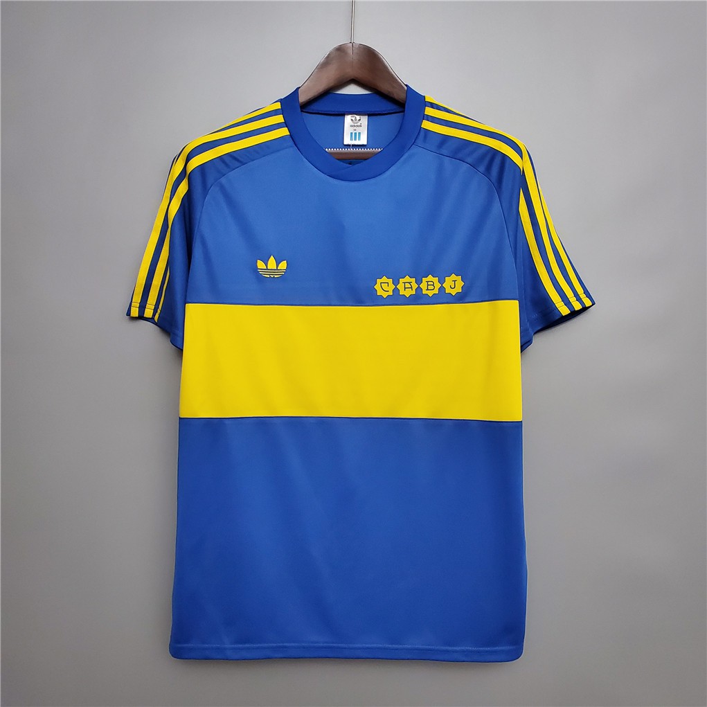 Áo Bóng Đá Đội Nhà Boca Junior 1981 Phong Cách Retro