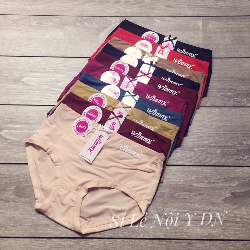 10 Quần Chip Thun Lạnh Wimmy Việt Nam Lưng Bản To Size 50-70kg