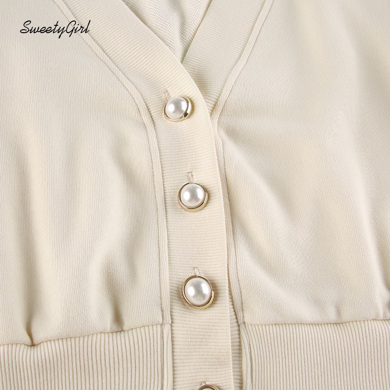 Áo Sơ Mi Tay Dài Cổ Chữ V Dáng Ôm Màu Trơn Cài Nút Thời Trang Cho Nữ