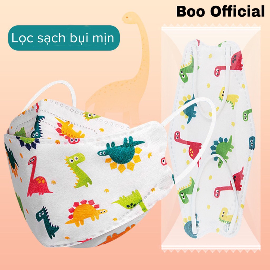 Khẩu trang KF94 cho bé - 3 lớp kháng khuẩn - Lọc sạch bụi mịn PM 2.5 | BigBuy360 - bigbuy360.vn