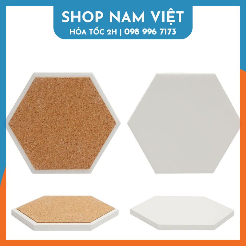 Lót Ly Ceramic Trắng Trơn, Đế Lót Cốc Gốm Sứ Siêu Thấm Hút, Thích Hợp Trang Trí DIY