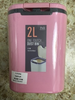 Thùng rác mini Lock&lock 2 lít