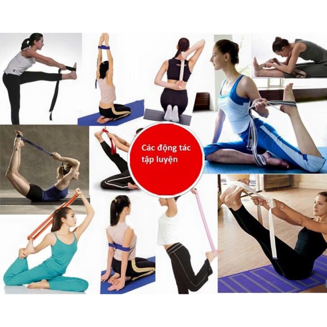 Dây Đai Tập Yoga cao cấp bằng vải dù chính hãng Procare - LYLYSPORTS