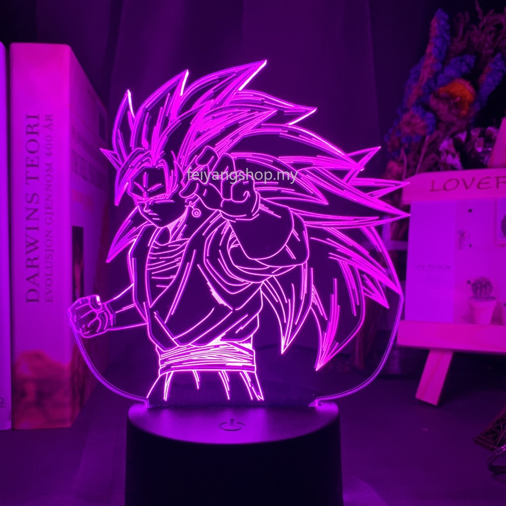 Đèn LED 3D 16 màu hình Dragon Ball SonGohan Kakarotto Vegeta