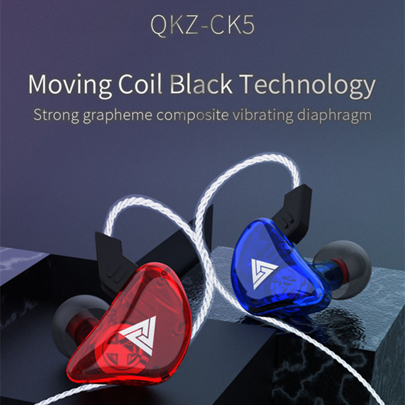 Ready Stock Alx Qkz Ck5 In-ear Earbuds Hifi Sport Gaming Hi-res Stereo Bass Earphones 3.5mm Earphone Subang Ear Pod Earbud