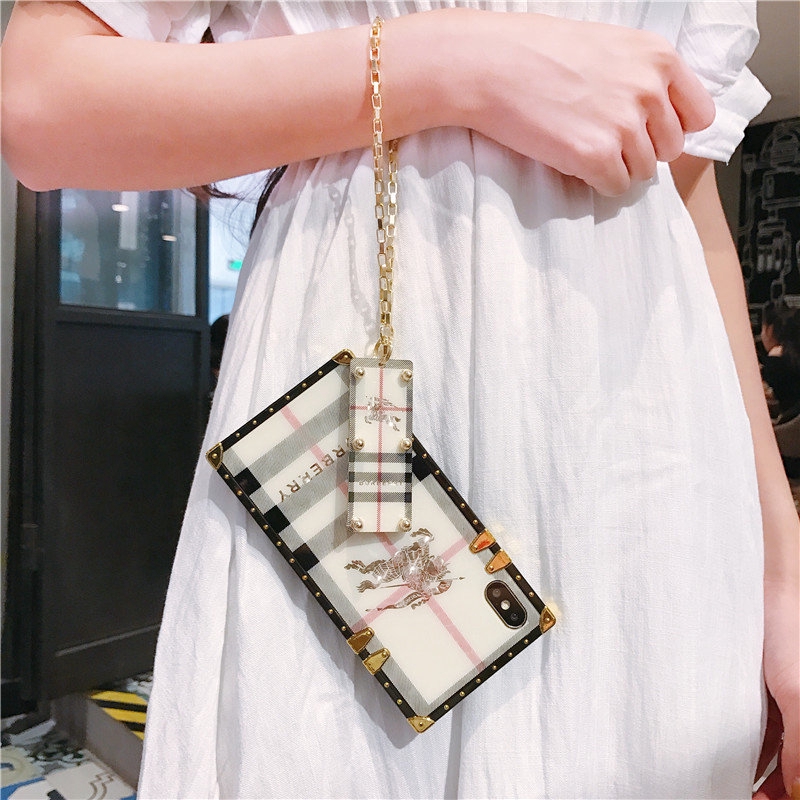 Ốp điện thoại dạng vuông cao cấp cho iPhone 6 6s 7 8 Plus X XS Max XR 11 12 13 Pro Max 12 Mini HD03