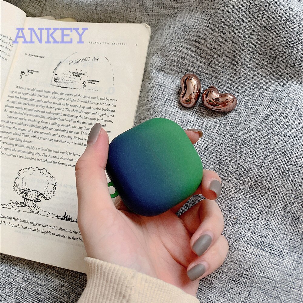 Case for Samsung Galaxy Buds Live / Buds Pro / Buds2 Vỏ Bảo Vệ Hộp Sạc Tai Nghe Bằng PC Cứng Màu Gradient Thời Trang Cho Samsung Galaxy Buds Live/ Buds Pro/ Buds 2