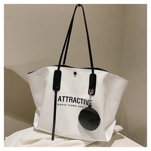 Túi Tote Big Size Hàn Quốc Woman Bag Túi Vải Lớn Tiện Lợi 2020