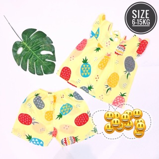 Bộ lanh/ bộ tole ngắn bé gái