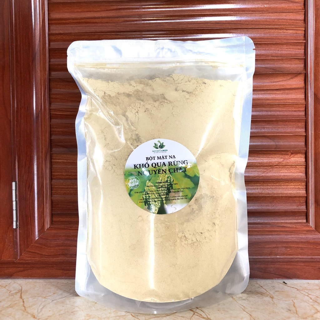 (Buôn 1kg) Bột khổ qua handmade đắp mặt nạ,bột khổ qua rừng nguyên chất ngừa mụn,dị ứng và nám tàn nhang